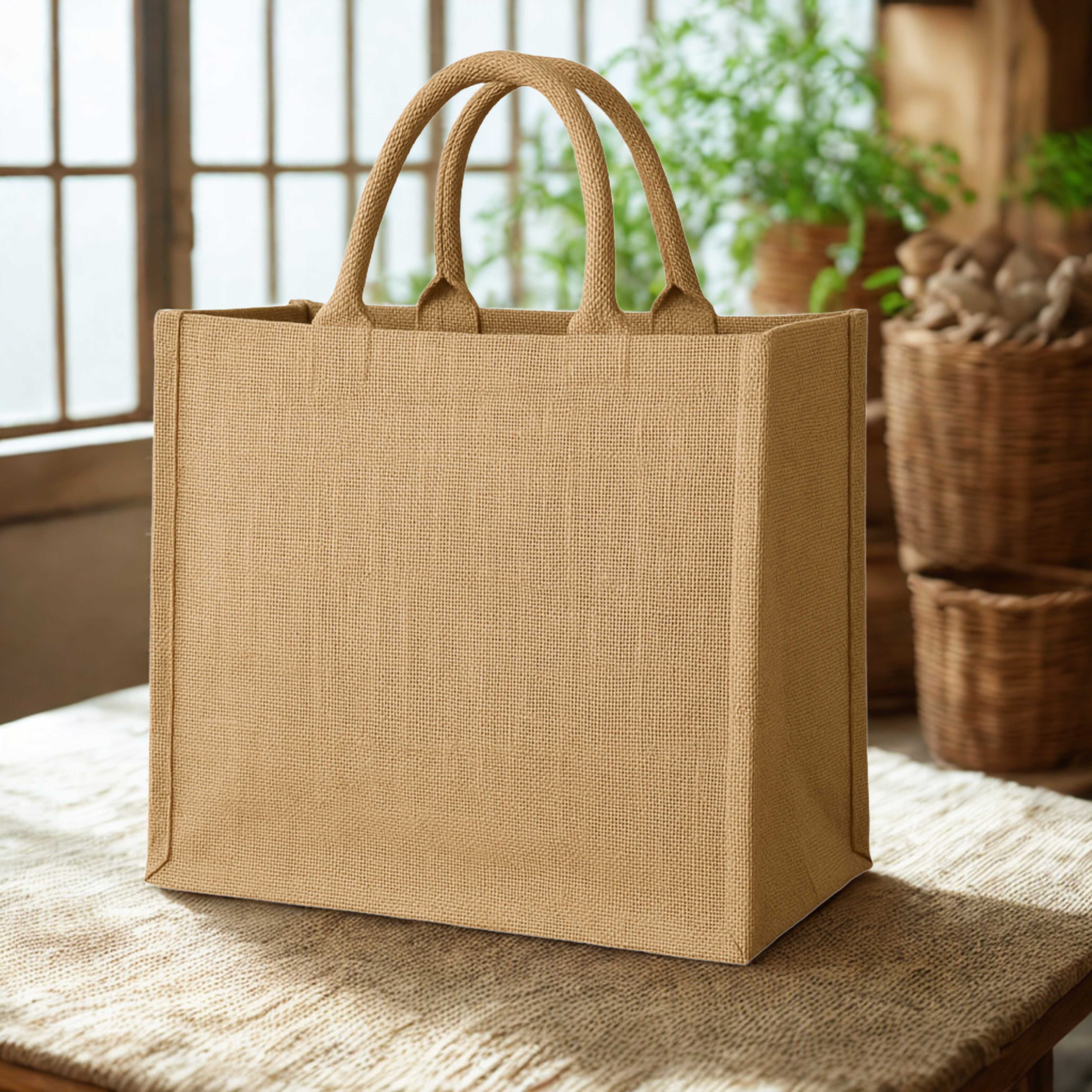 Jute natural bag J066